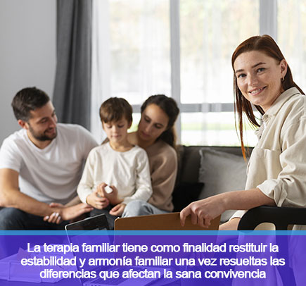 Psicóloga Atendiendo a una Terapia de Familia