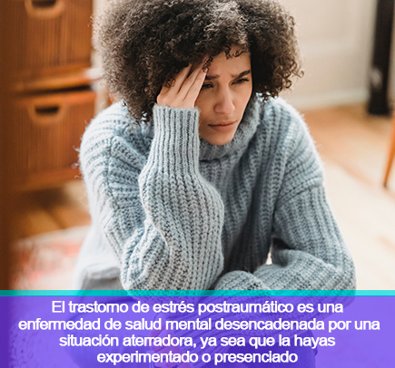 ¿Qué significa trastorno de estrés postraumático?